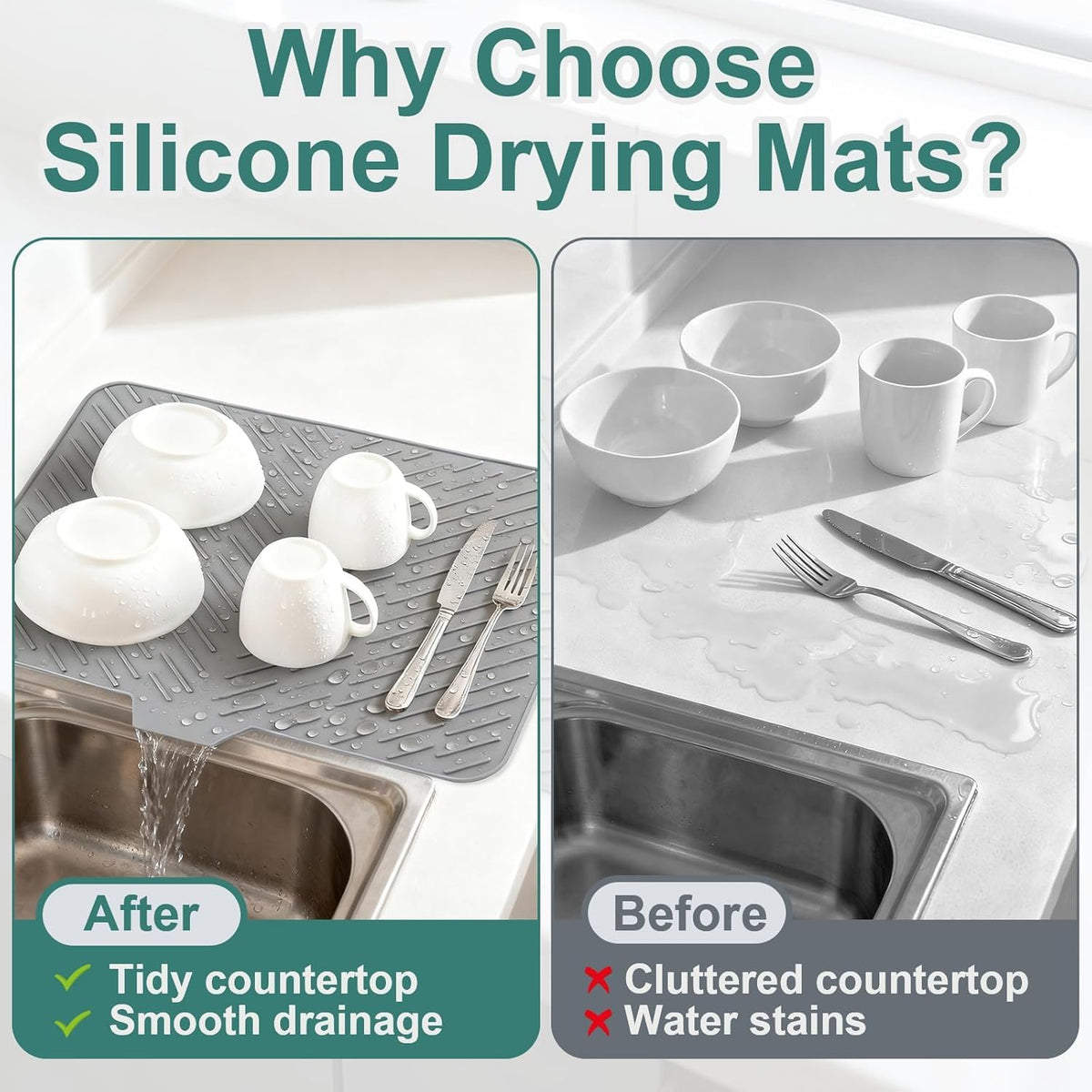 KitchenFlex™ Silicone Drying Mat