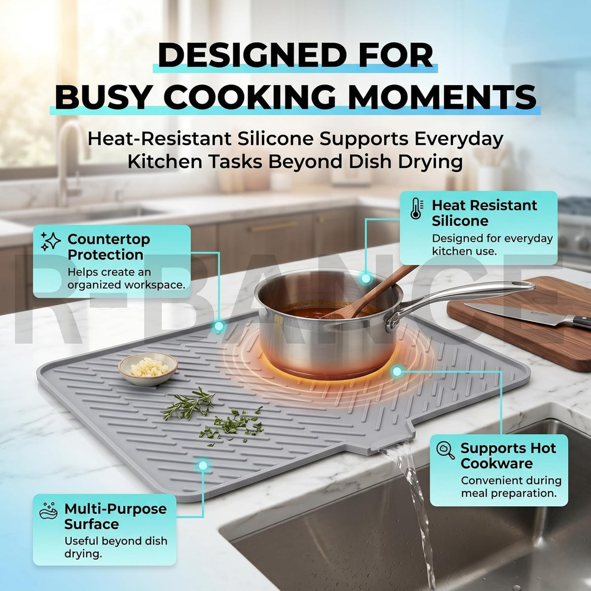 KitchenFlex™ Silicone Drying Mat