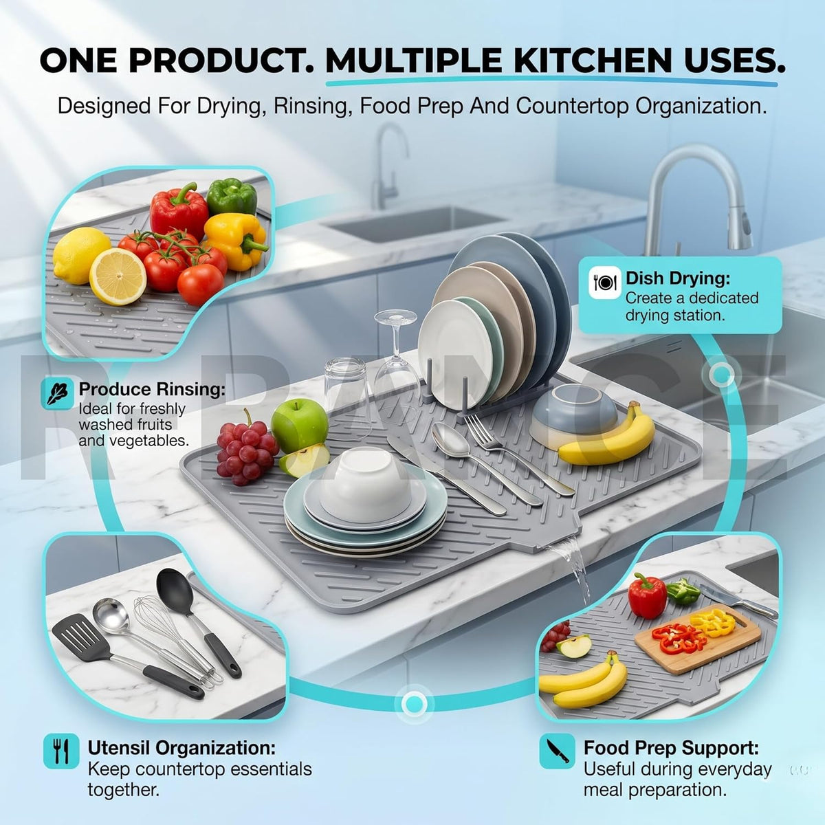 KitchenFlex™ Silicone Drying Mat