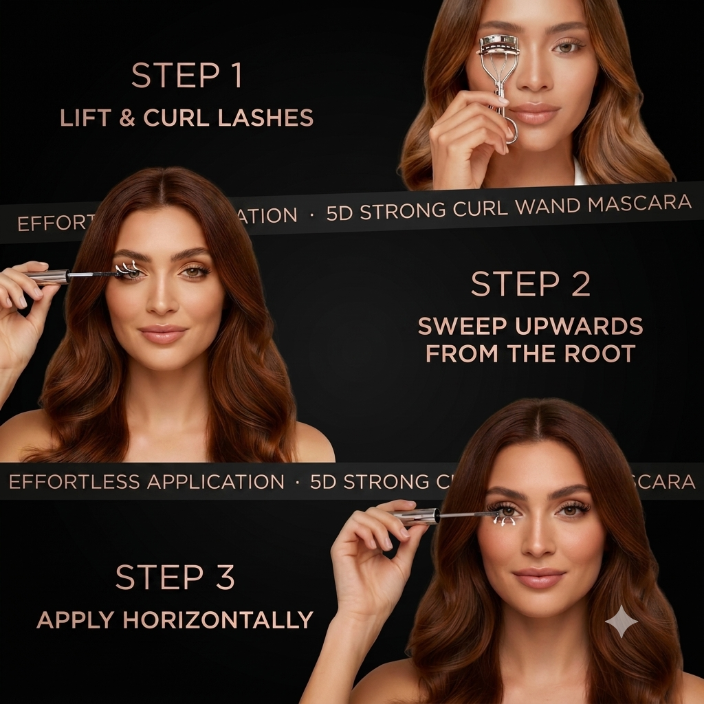Lashora™ Metal Wand Waterproof Mascara