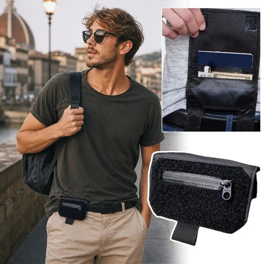 WaistVault™ I Anti-Theft Travel Belt Wallet